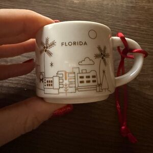Starbucks You Are Here Collection Ornament/ Espresso mug